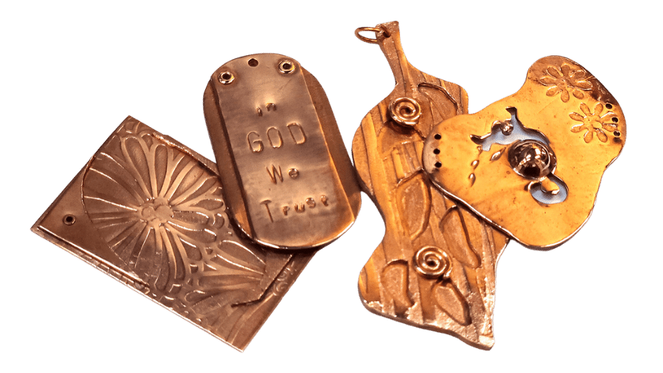 metal jewellery samples